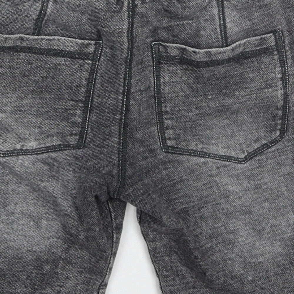 F&F Boys Grey  Cotton Sweat Shorts Size 9-10 Years  Regular Drawstring