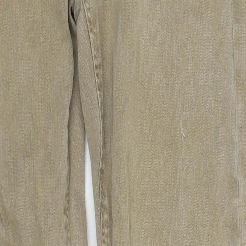 NEXT Boys Beige  Cotton Skinny Jeans Size 10 Years  Regular Button