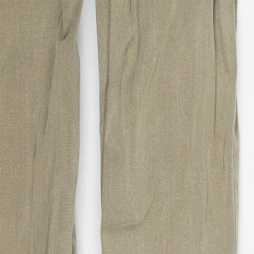 NEXT Boys Beige  Cotton Skinny Jeans Size 10 Years  Regular Button