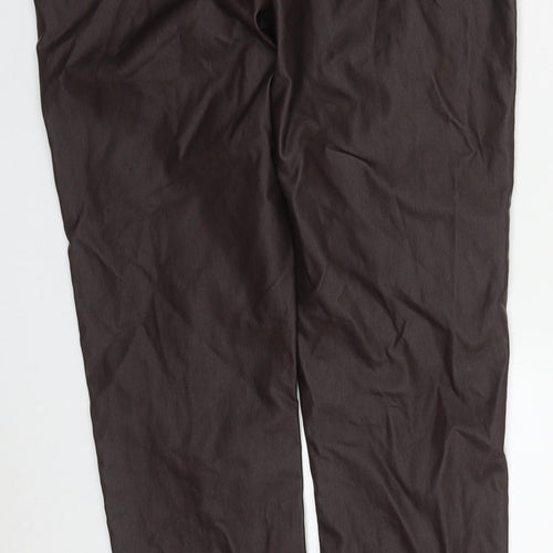 B Young Womens Brown  Polyurethane Carrot Leggings Size 30 in L29 in