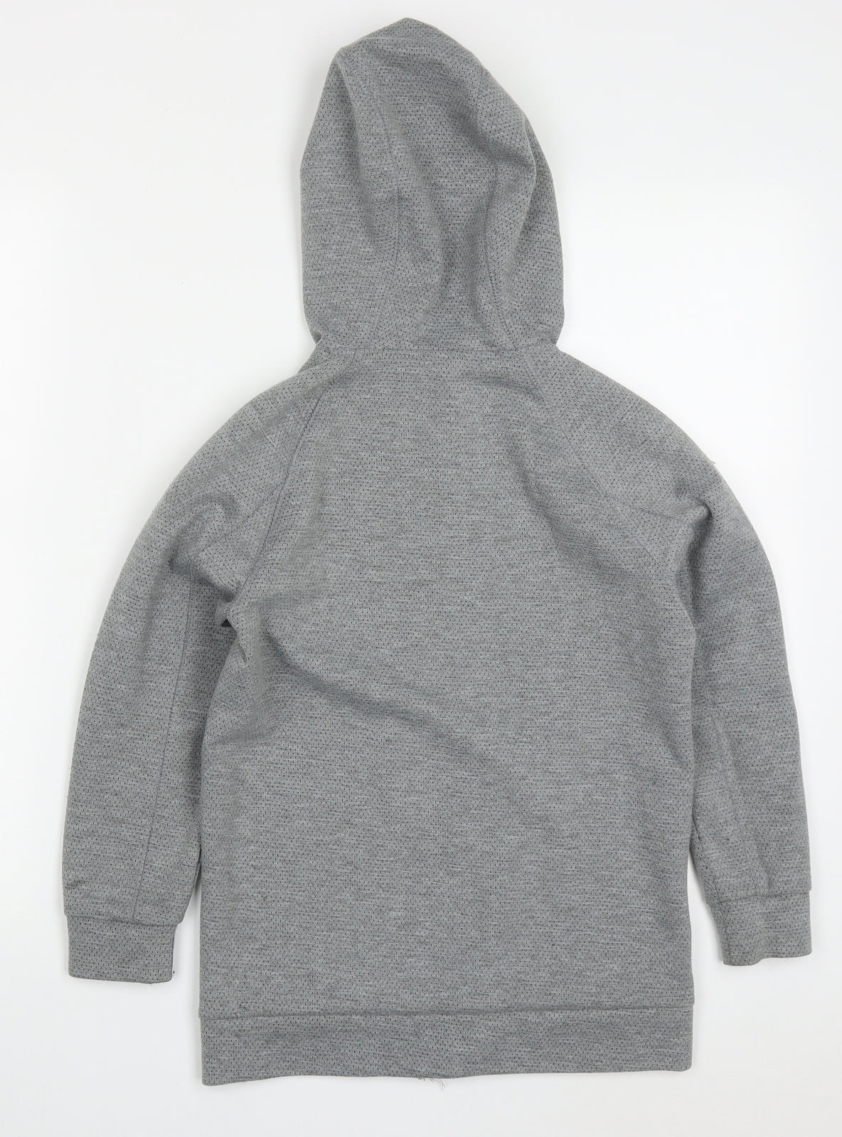 F&F Boys Grey  Polyester Full Zip Hoodie Size 8-9 Years  Zip