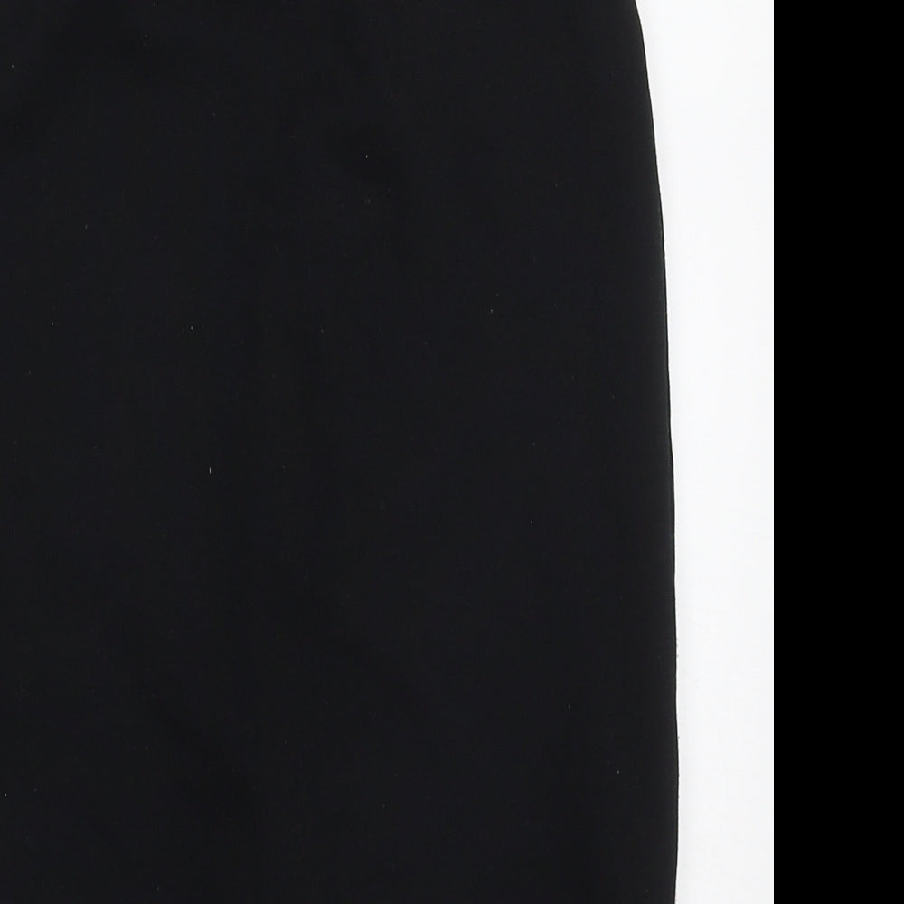 River Island Womens Black  Polyester Straight & Pencil Skirt Size 10