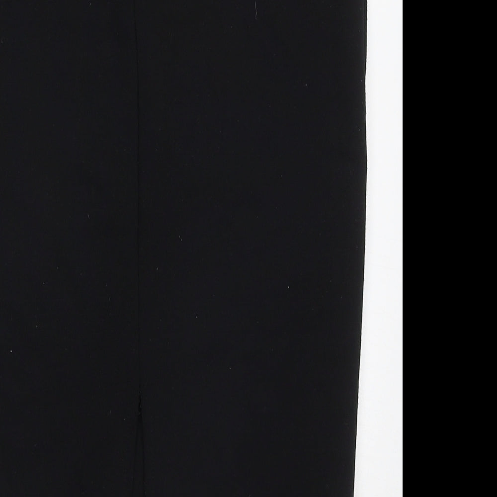 River Island Womens Black  Polyester Straight & Pencil Skirt Size 10
