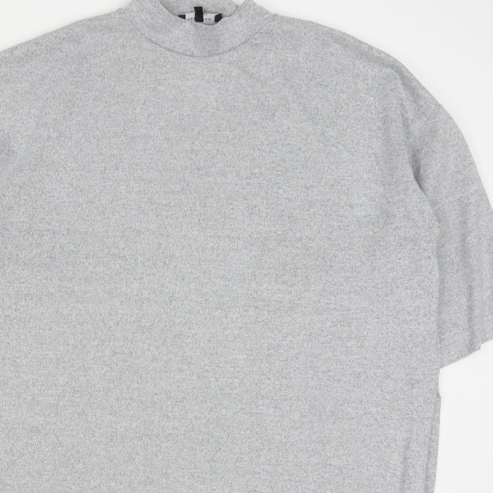 New Look Womens Grey  Polyester Pullover Sweatshirt Size M  Pullover