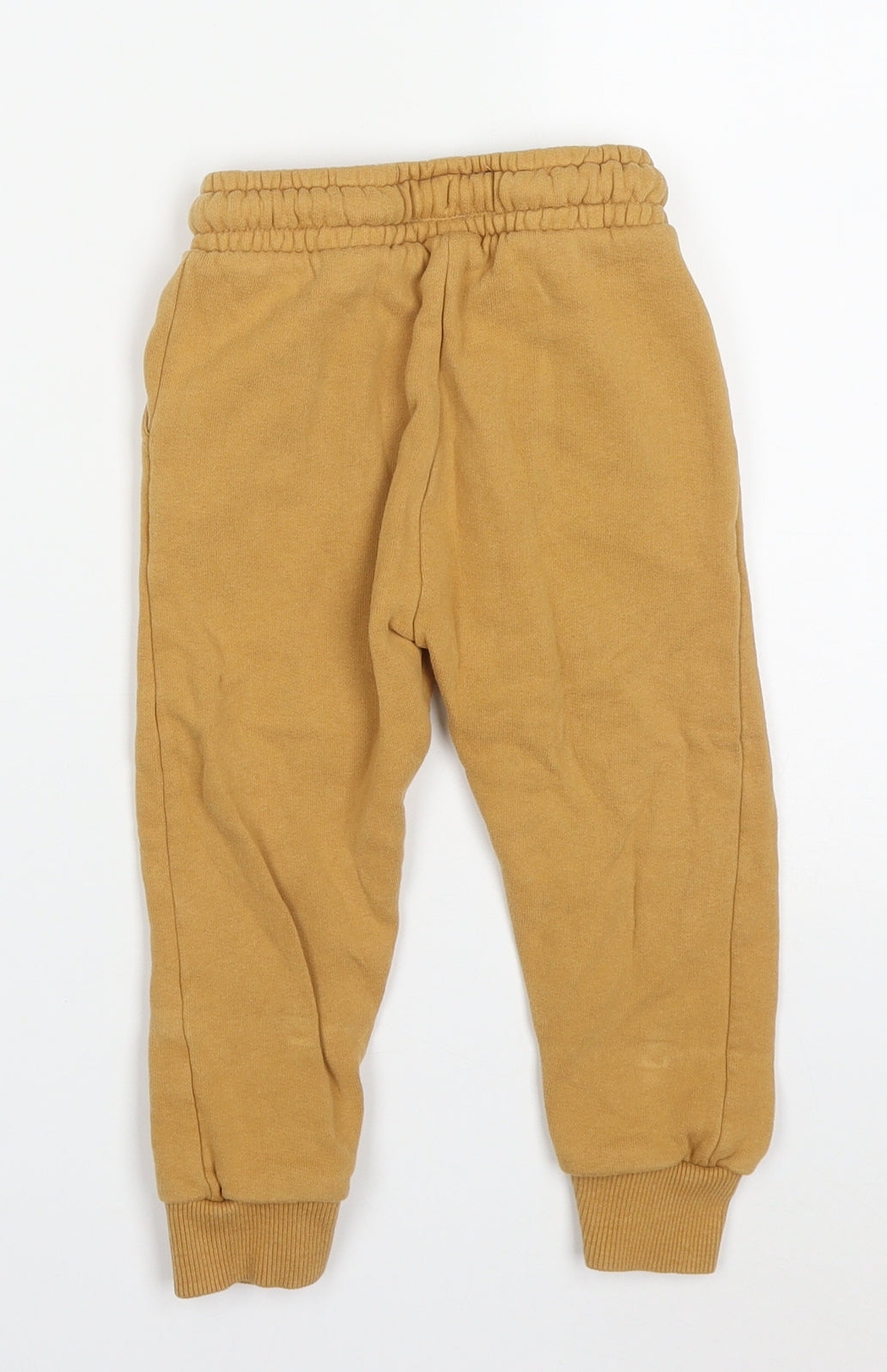 NEXT Boys Beige  Cotton Sweatpants Trousers Size 2-3 Years  Regular Drawstring