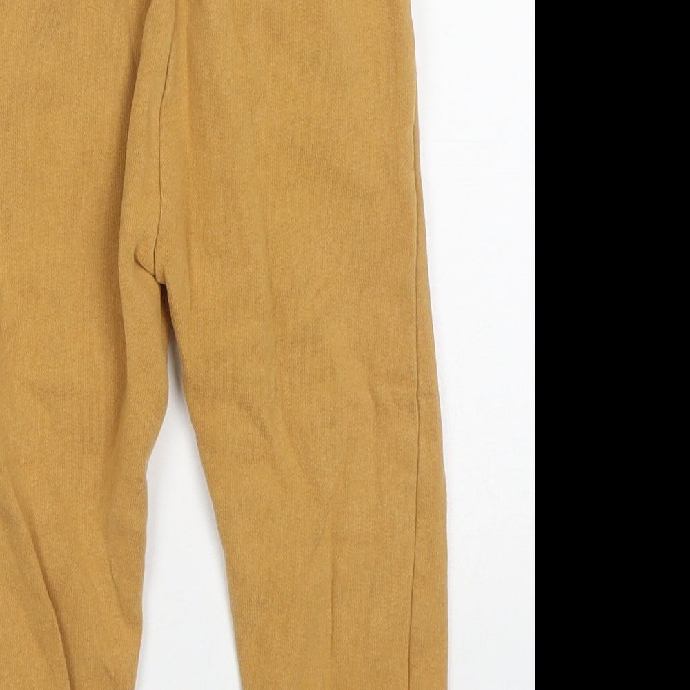NEXT Boys Beige  Cotton Sweatpants Trousers Size 2-3 Years  Regular Drawstring