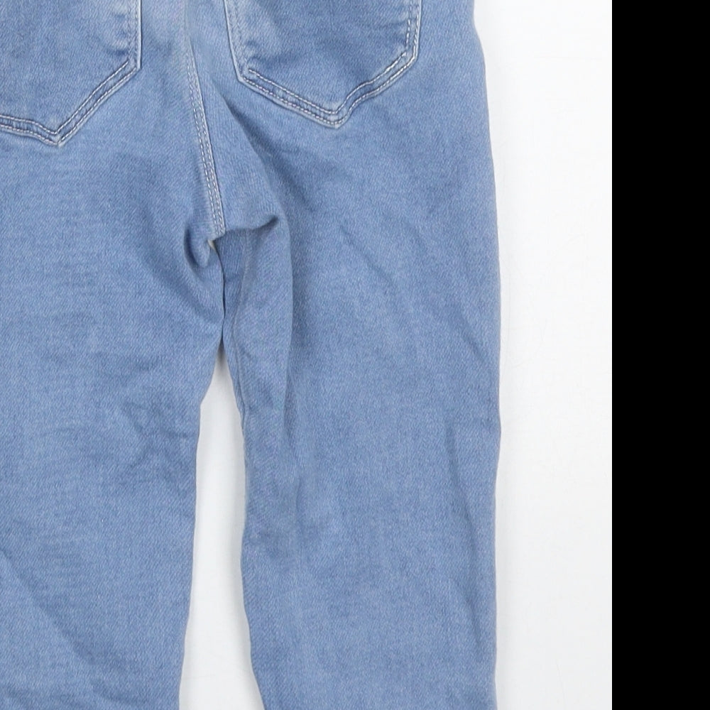Boboli Boys Blue  Cotton Tapered Jeans Size 3 Years  Regular Drawstring