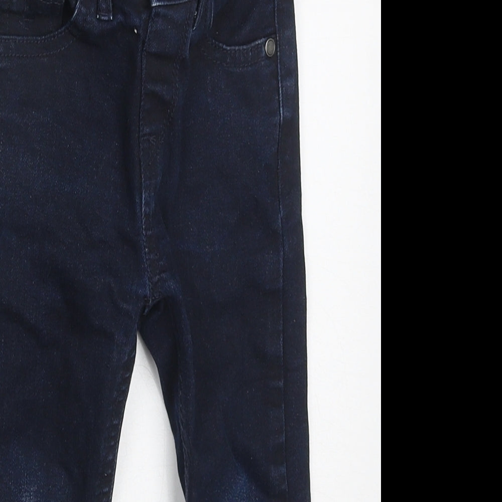 Mothercare Boys Beige  Cotton Skinny Jeans Size 2-3 Years  Regular Button