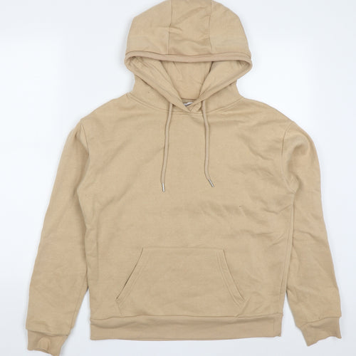 Primark Womens Beige  Cotton Pullover Hoodie Size 6  Pullover