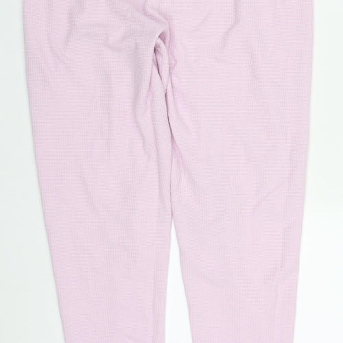 ASOS Womens Pink  Polyester Sweatpants Trousers Size 12 L27 in Regular Drawstring