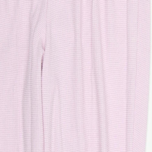 ASOS Womens Pink  Polyester Sweatpants Trousers Size 12 L27 in Regular Drawstring