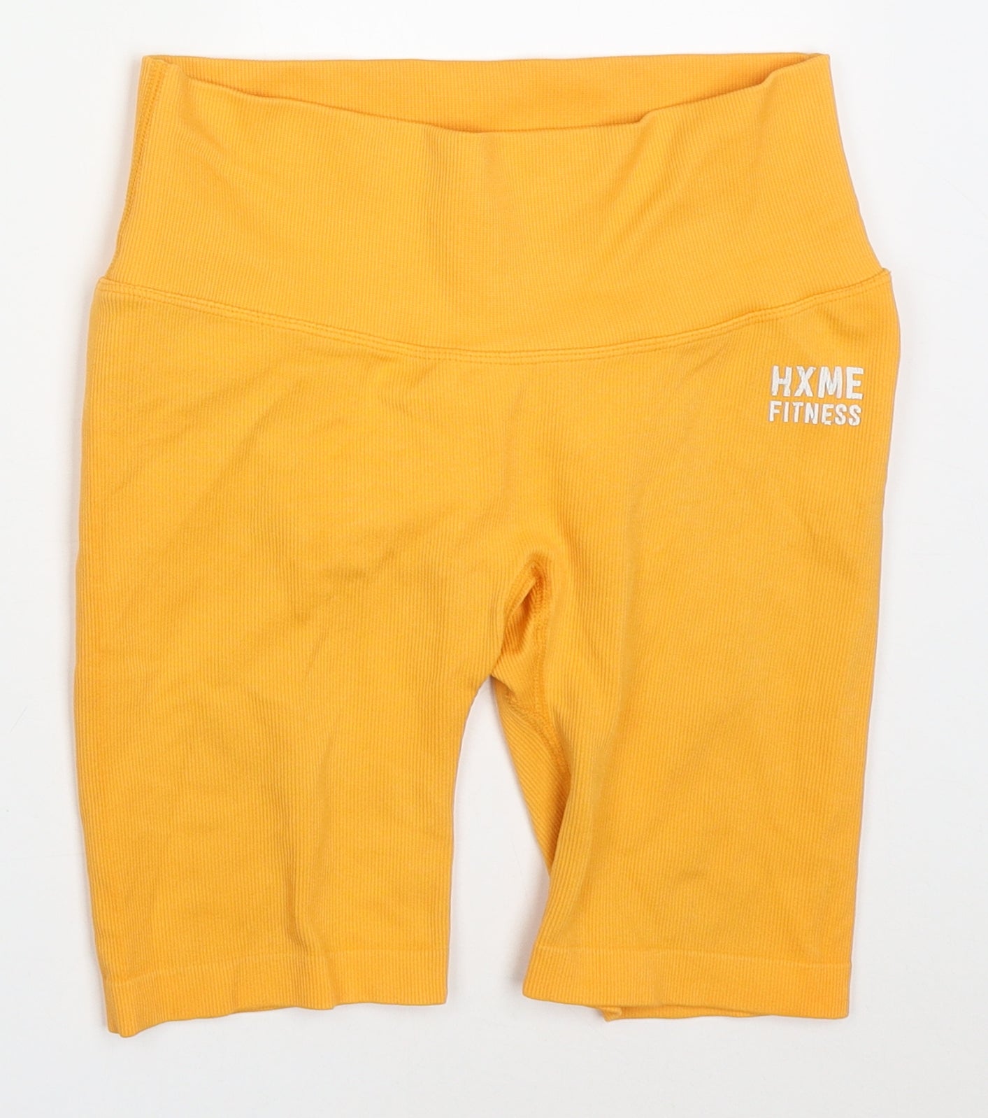 HXME Womens Orange  Nylon Athletic Shorts Size 24 in L7 in Regular  - HXME Fitness