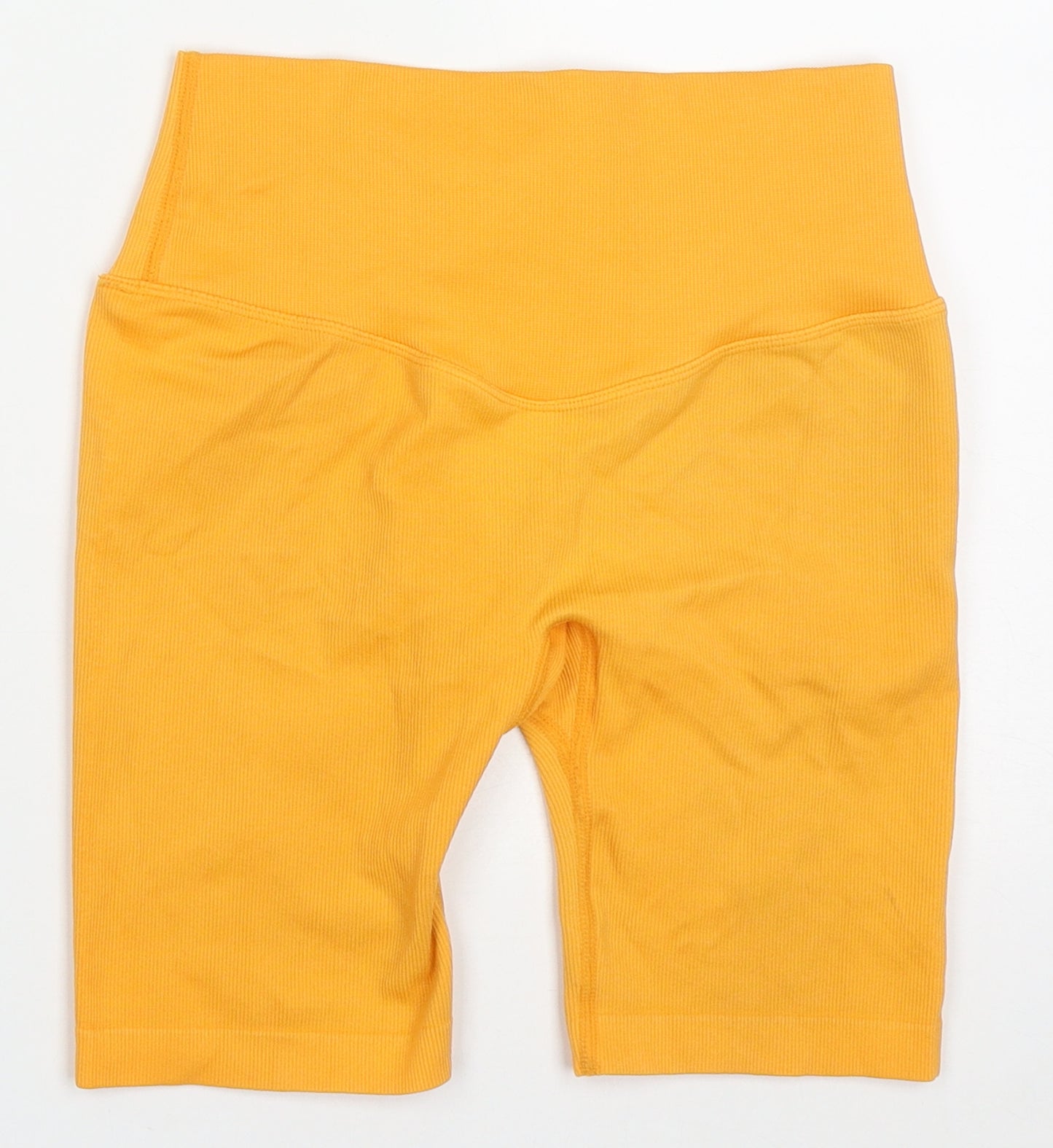 HXME Womens Orange  Nylon Athletic Shorts Size 24 in L7 in Regular  - HXME Fitness