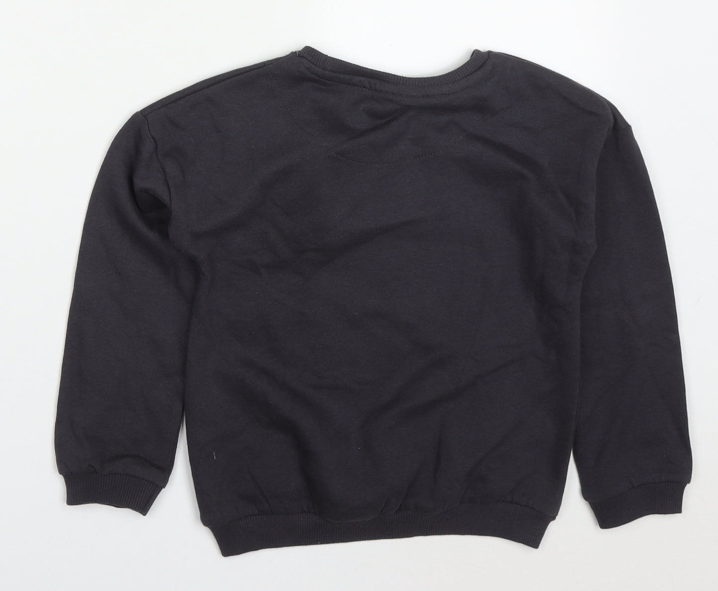 F&F Girls Grey  Cotton Pullover Sweatshirt Size 5-6 Years  Pullover - Minnie Mouse