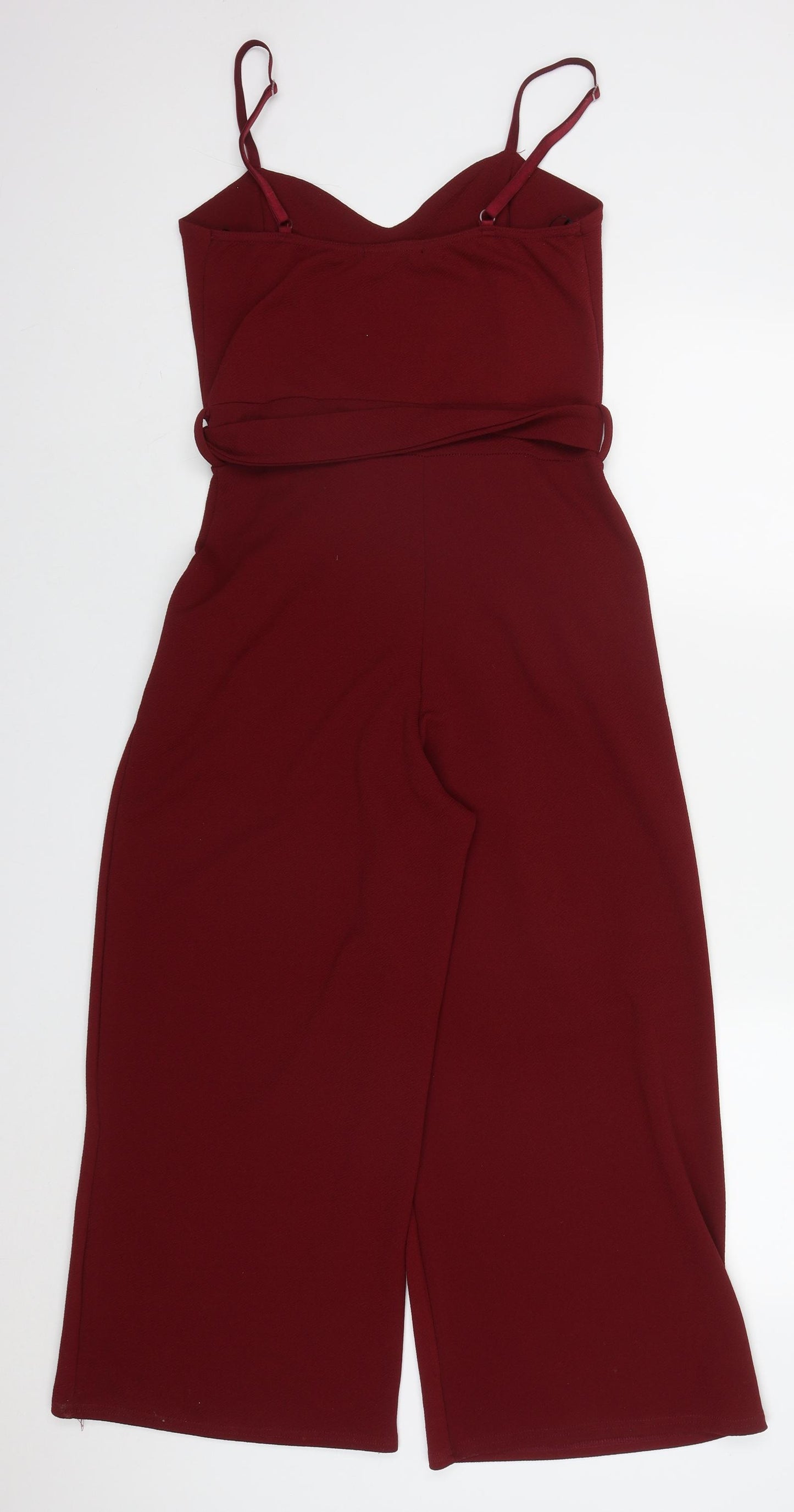 Quiz Womens Red  Polyester Jumpsuit One-Piece Size 12