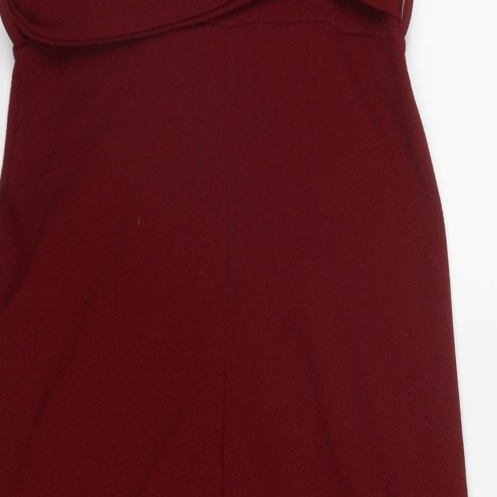 Quiz Womens Red  Polyester Jumpsuit One-Piece Size 12