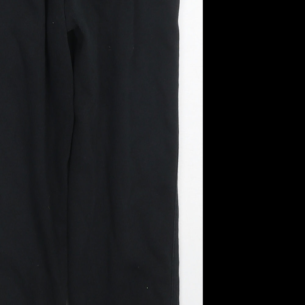 adidas Boys Black  Cotton Sweatpants Trousers Size 4-5 Years  Regular