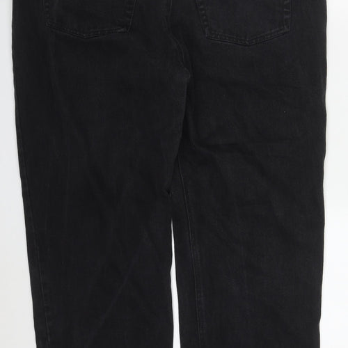 Nevada Mens Black  Cotton Straight Jeans Size 40 L27 in Regular Button