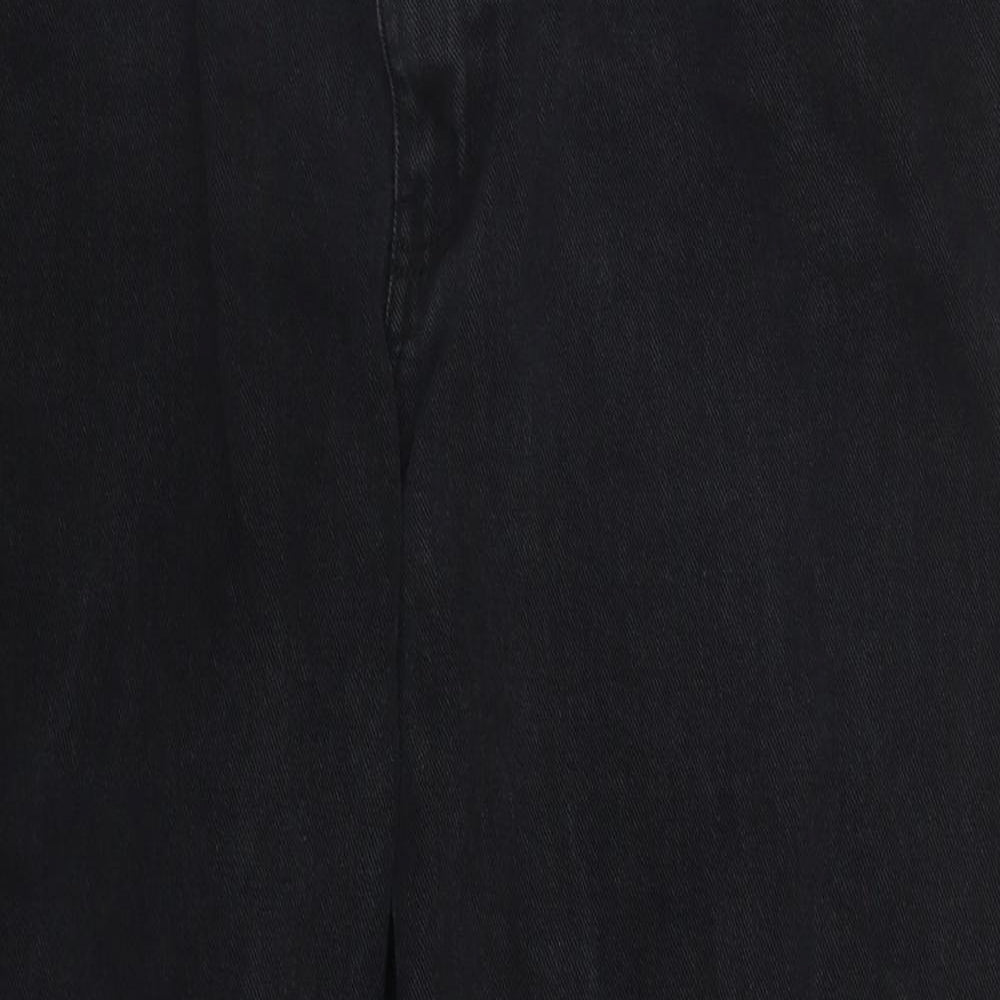 Nevada Mens Black  Cotton Straight Jeans Size 40 L27 in Regular Button