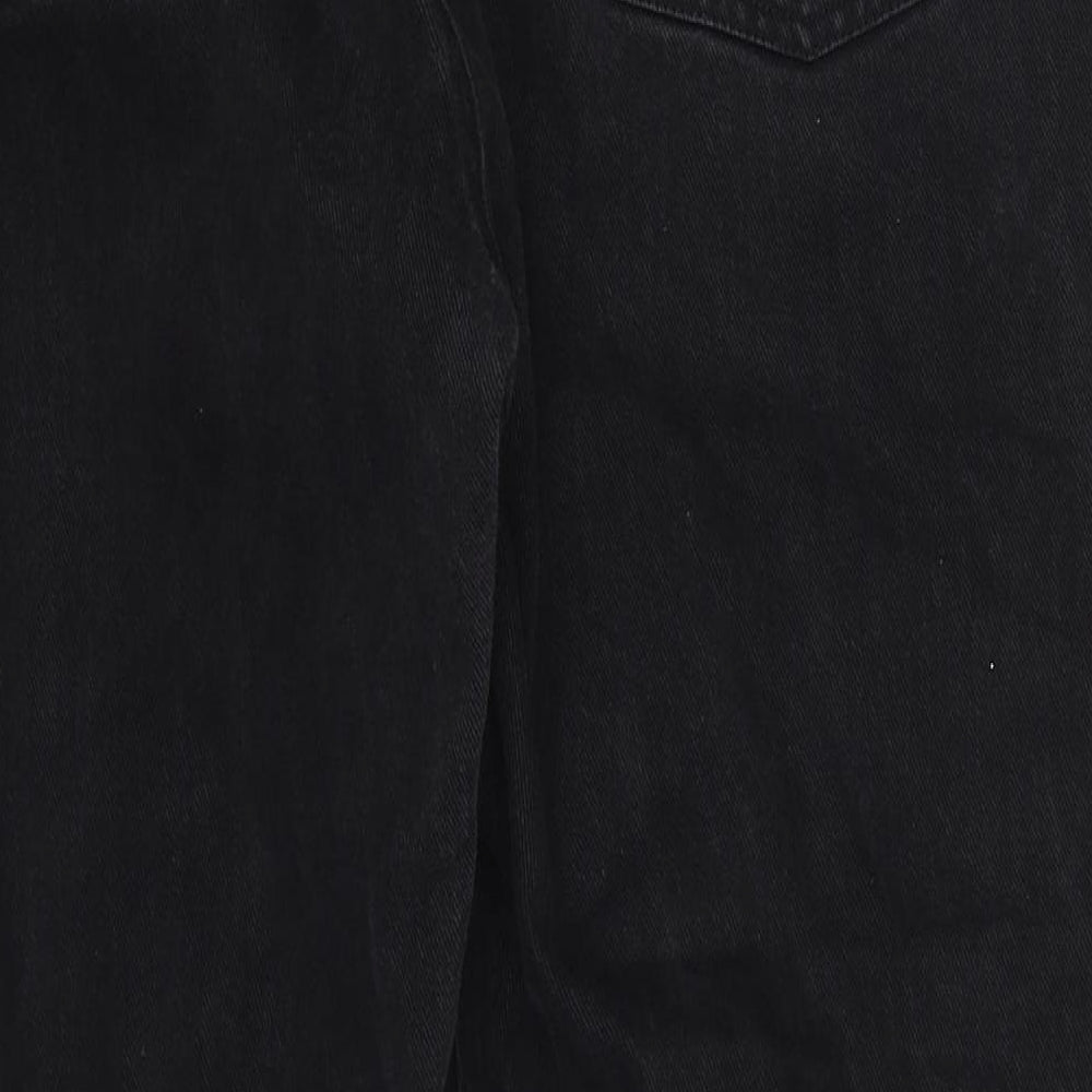 Nevada Mens Black  Cotton Straight Jeans Size 40 L27 in Regular Button