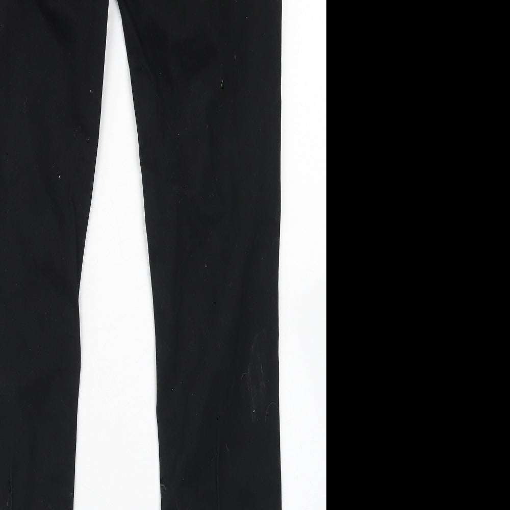 River Island Womens Black  Cotton Skinny Jeans Size 10 L30 in Regular Button