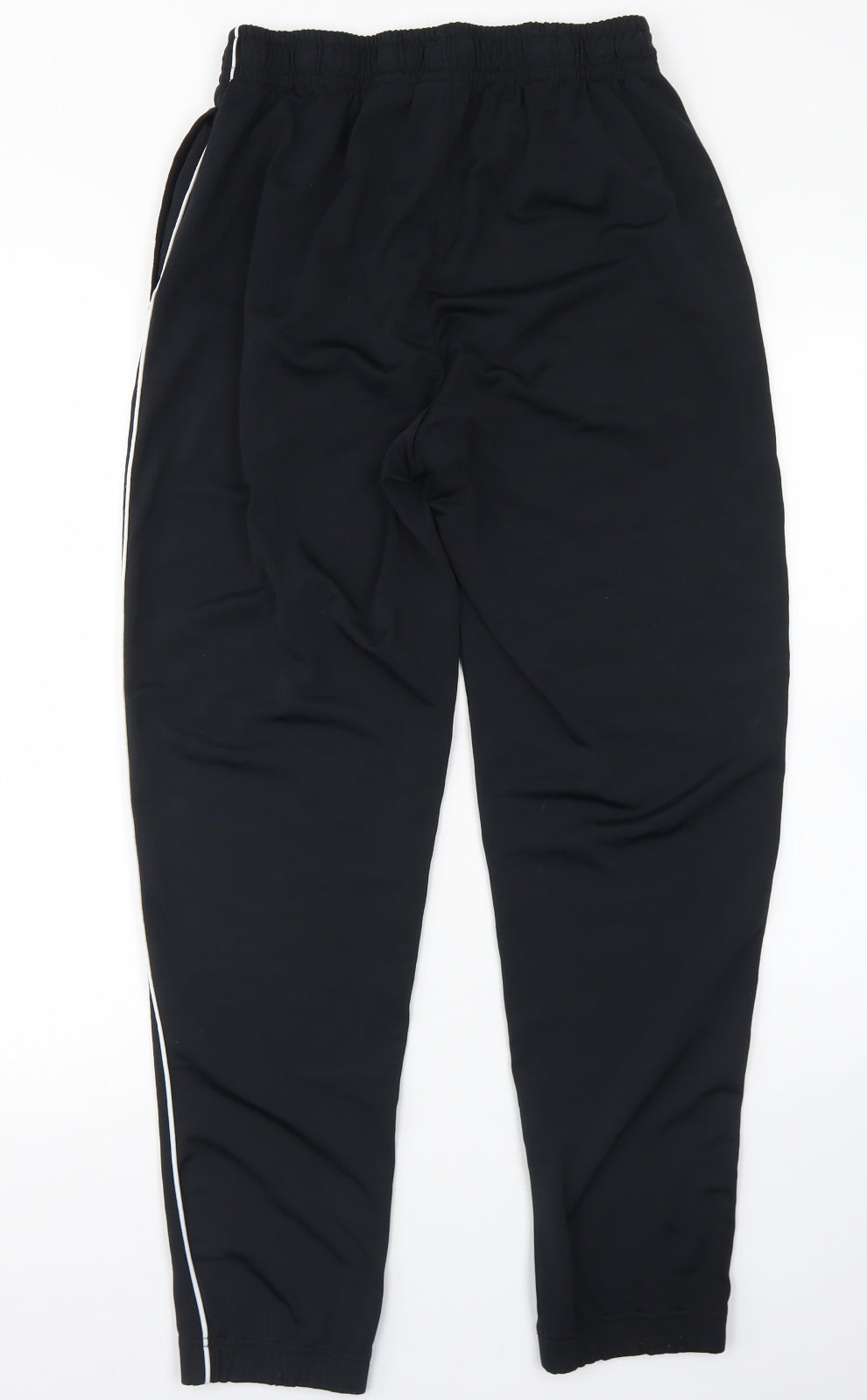 Nike Mens Black  Polyester Jogger Trousers Size M L29 in Regular Drawstring