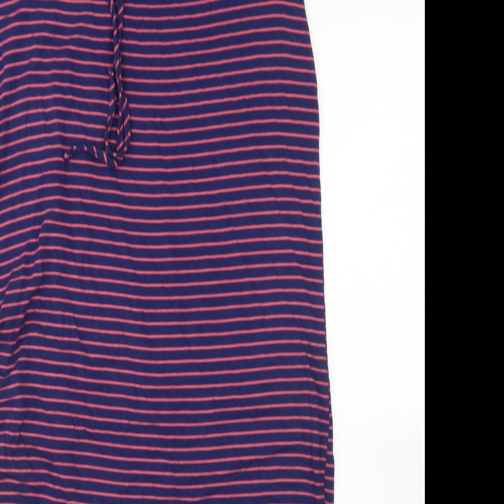 NEXT Womens Blue Striped Viscose Straight & Pencil Skirt Size 12