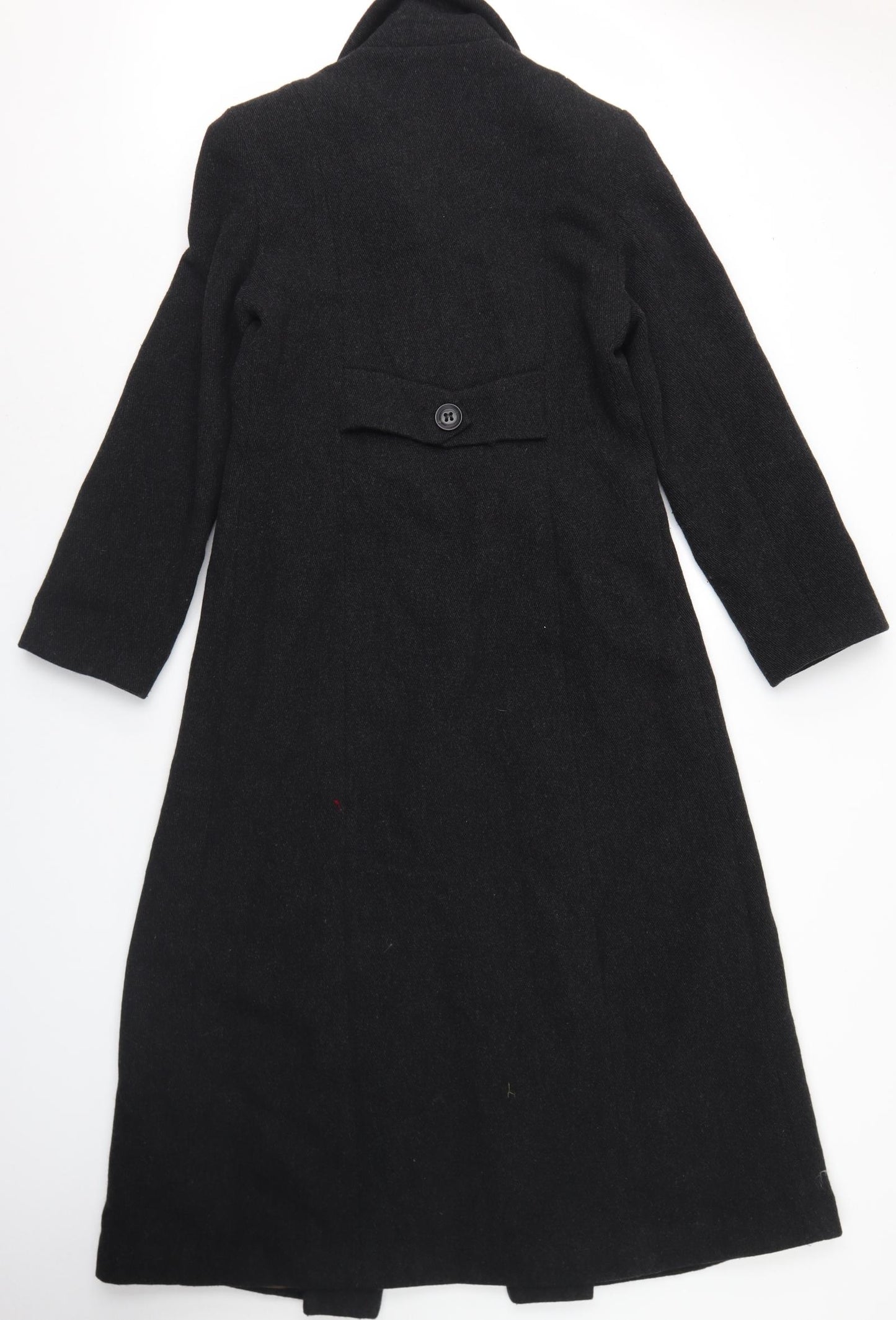 Under Wraps Womens Grey   Overcoat Coat Size 8  Button