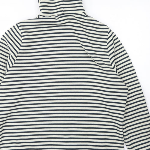 Craghoppers Womens Ivory Striped Polyester Full Zip Hoodie Size 18  Zip