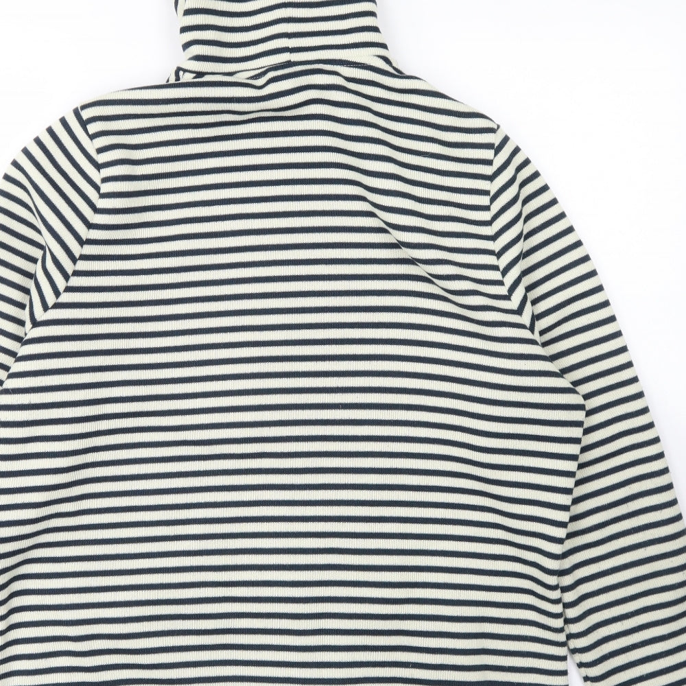 Craghoppers Womens Ivory Striped Polyester Full Zip Hoodie Size 18  Zip