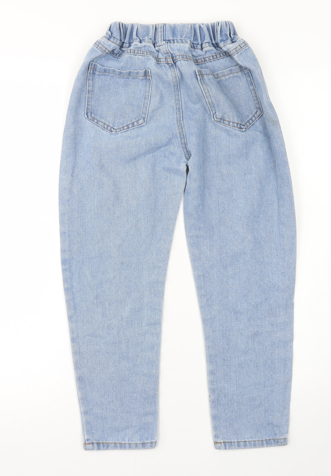 SheIn Girls Blue  Cotton  Jeans Size 10 Years  Regular  - Distressed