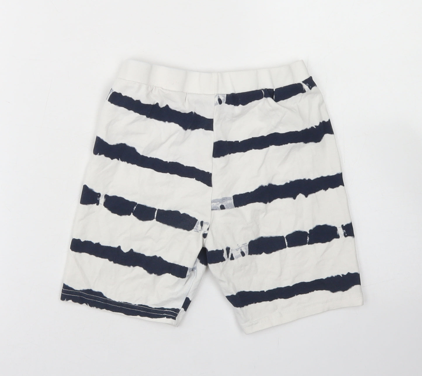 Primark Girls White Striped Cotton Biker Shorts Size 10-11 Years  Regular  - Harry Potter