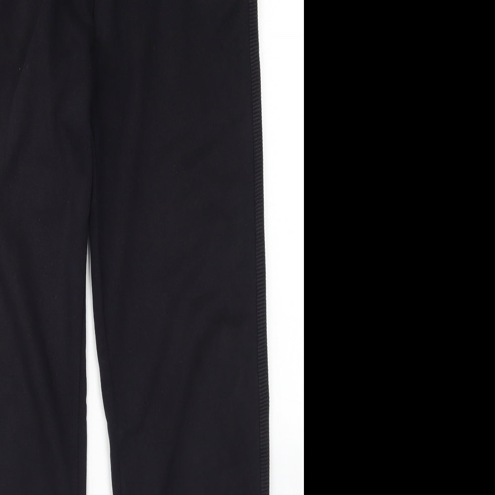 TU Boys Black  Cotton Jogger Trousers Size 14 Years  Regular Drawstring