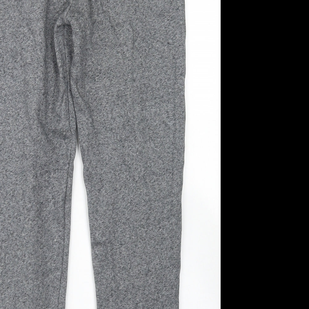 M&S Boys Grey  Cotton Jogger Trousers Size 13-14 Years  Regular Drawstring