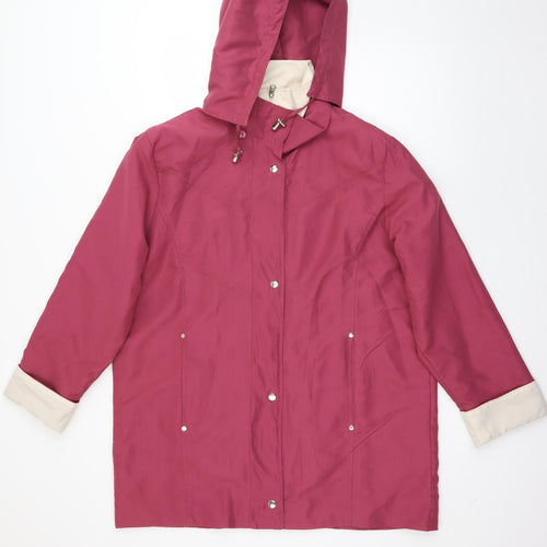 Gabriella Vicenga Womens Red   Jacket  Size 14  Zip