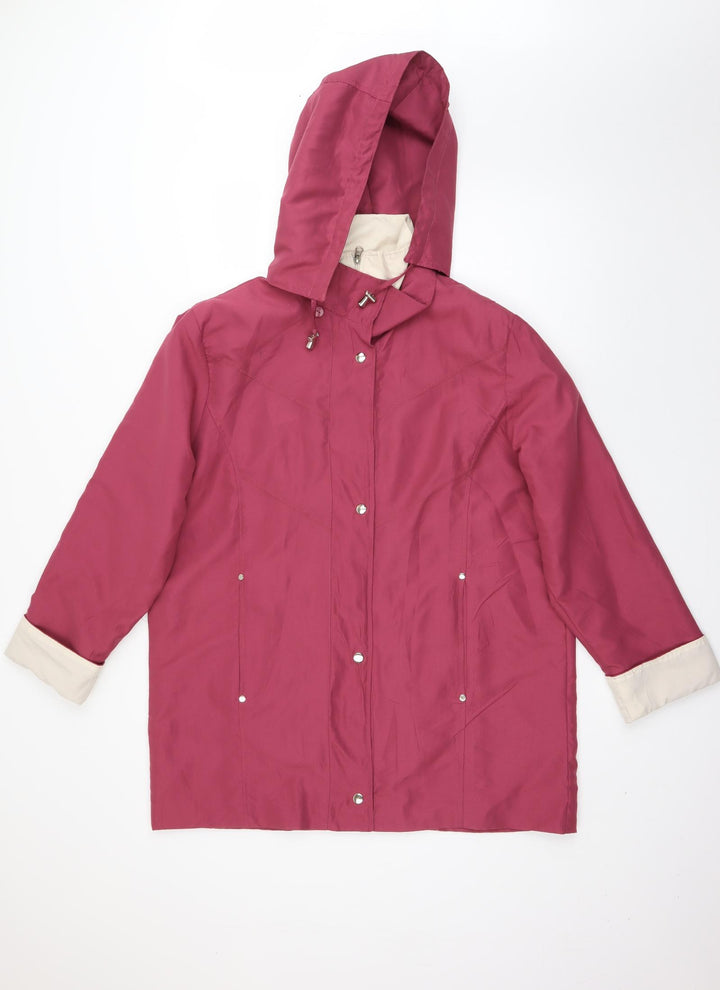 Gabriella Vicenga Womens Red Jacket Size 14 Zip