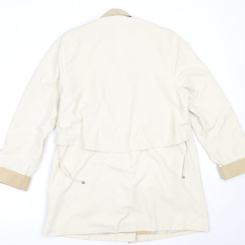 Preworn Womens Beige   Jacket Coat Size 10