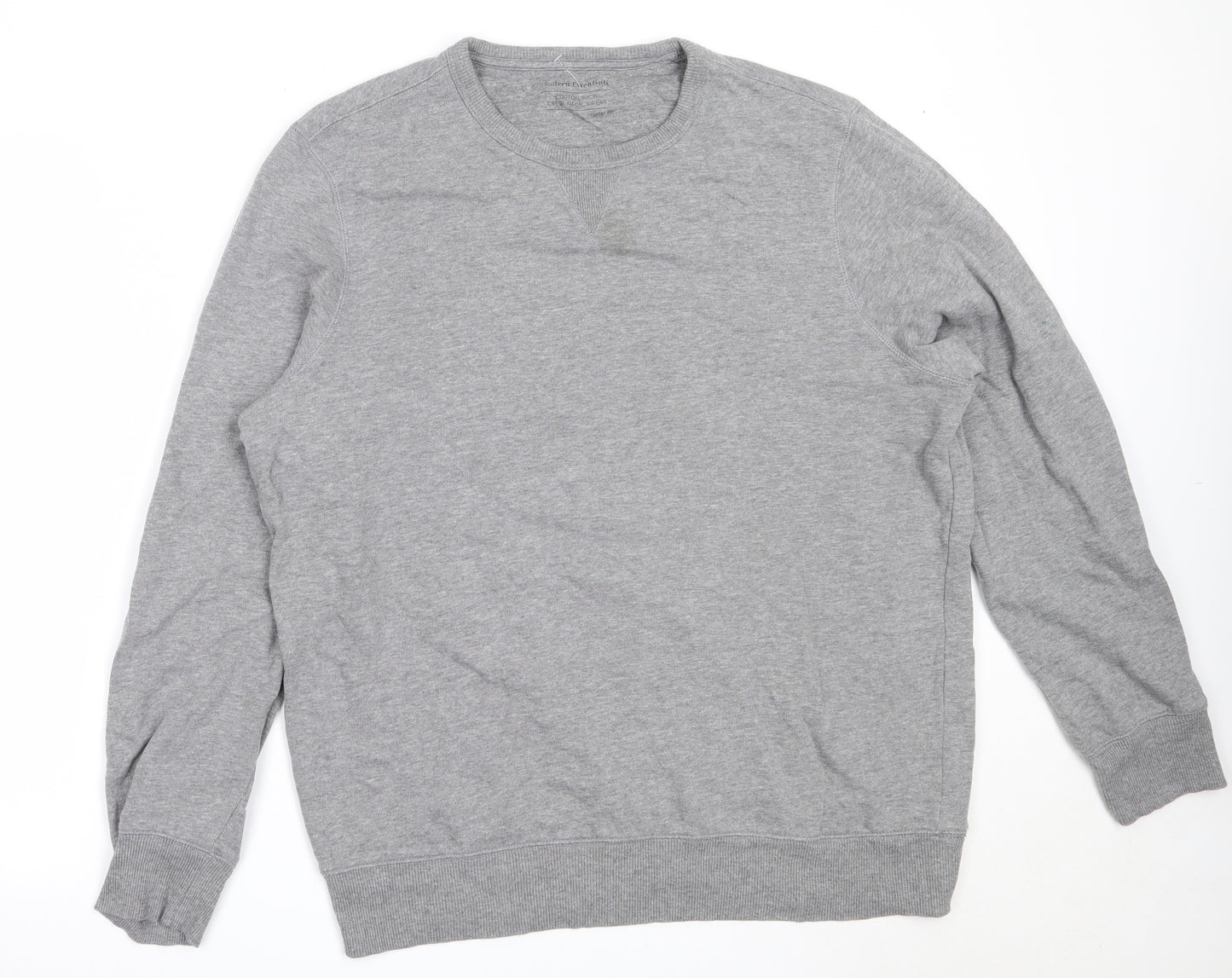 Marks and Spencer Mens Grey  Cotton Pullover Sweatshirt Size XL