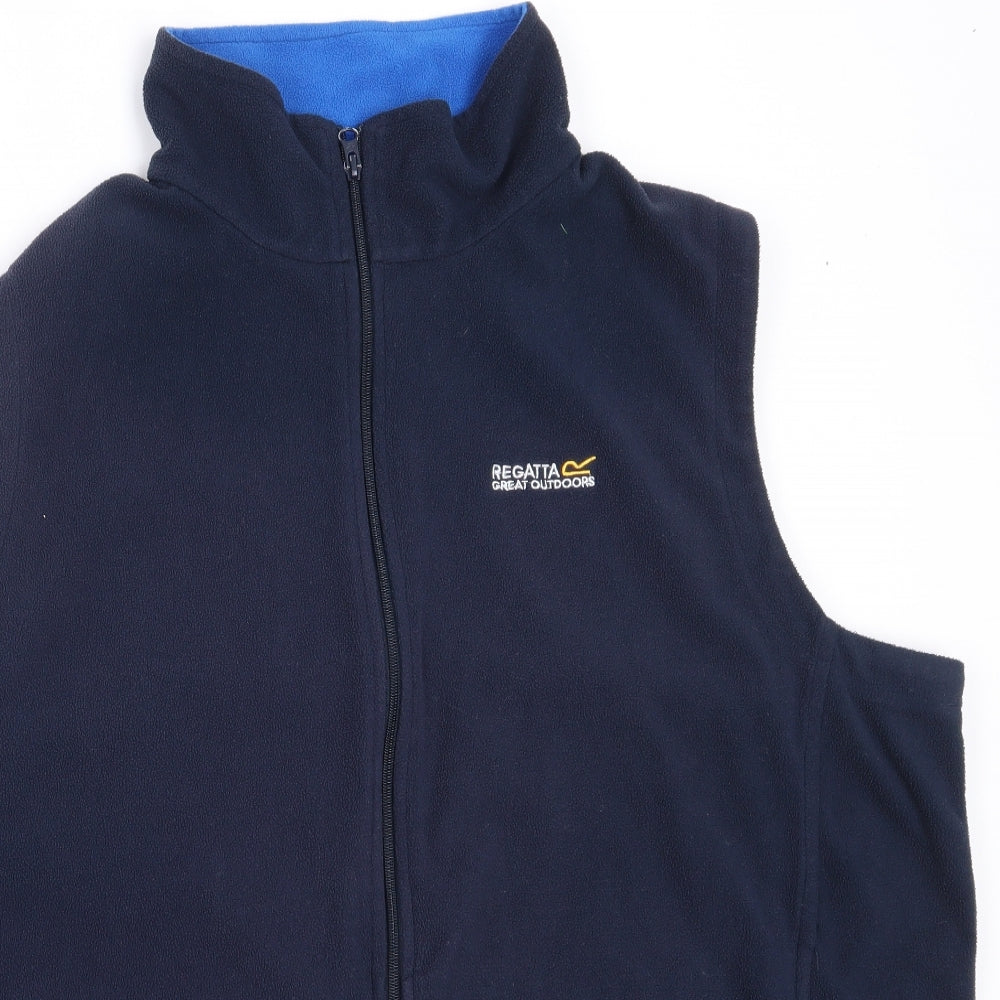 Regatta Mens Blue   Jacket Waistcoat Size 2XL
