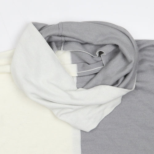 Preworn Womens Ivory Round Neck  Acrylic Pullover Jumper Size 12