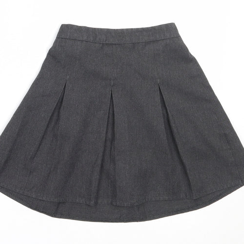 George Girls Grey  Polyester Flare Skirt Size 4-5 Years  Regular  - school