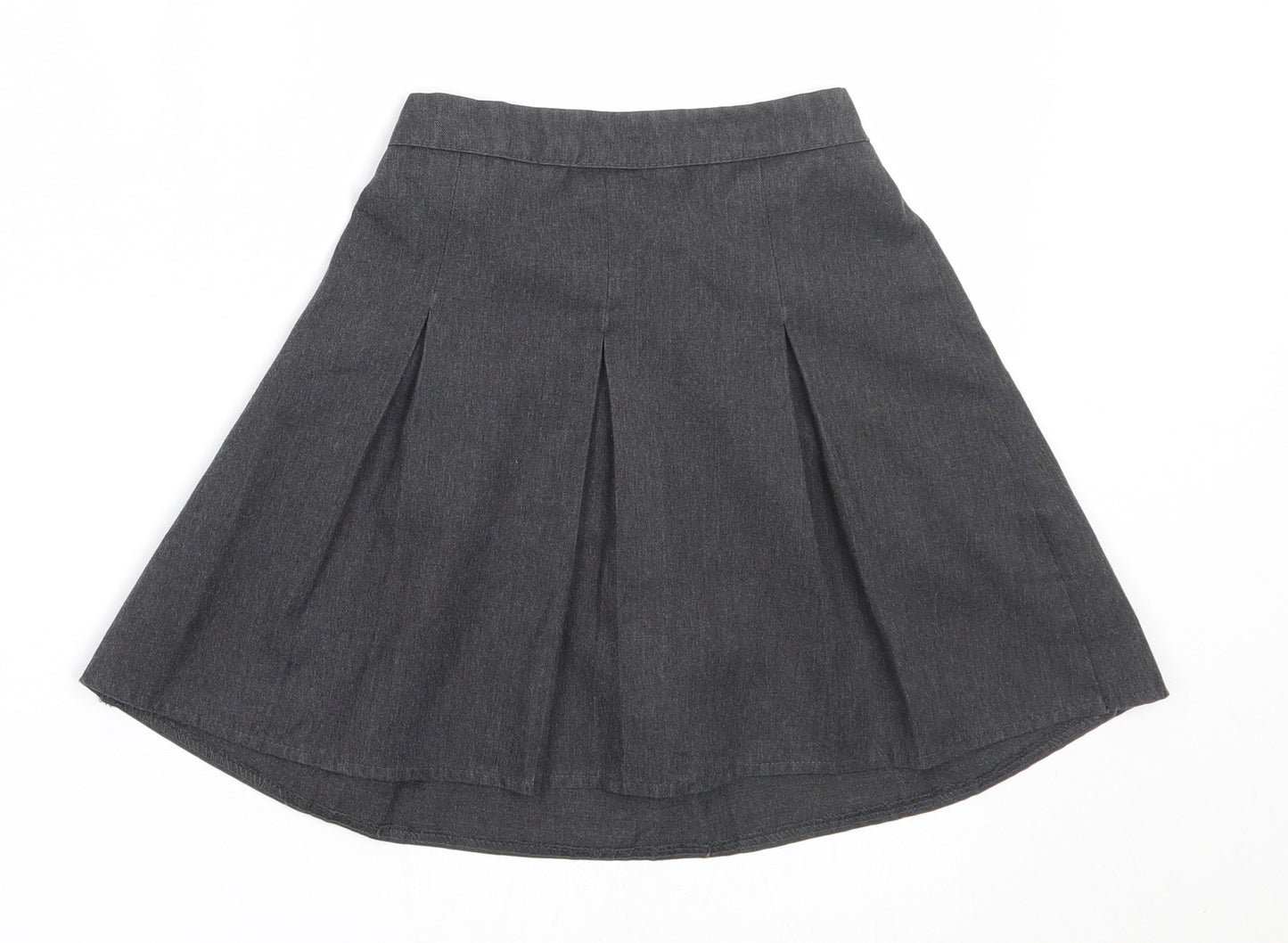George Girls Grey  Polyester Flare Skirt Size 4-5 Years  Regular  - school