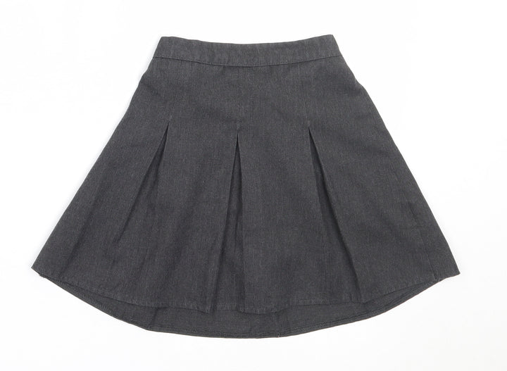 George Girls Grey  Polyester Flare Skirt Size 4-5 Years  Regular  - school