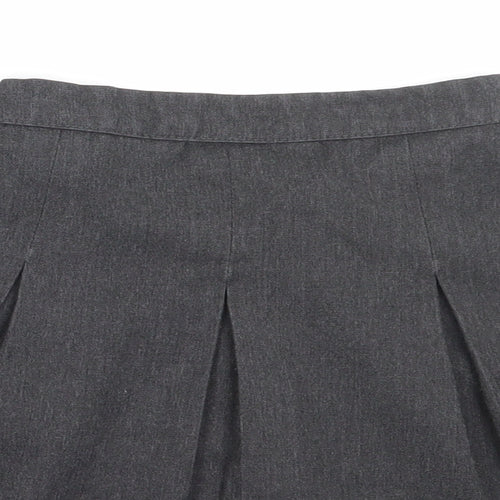 George Girls Grey  Polyester Flare Skirt Size 4-5 Years  Regular  - school