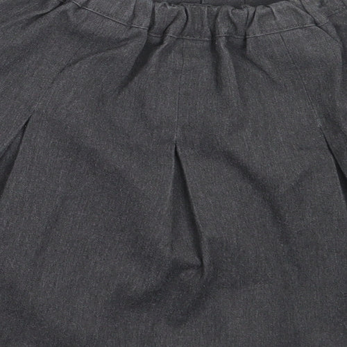 George Girls Grey  Polyester Flare Skirt Size 4-5 Years  Regular  - school