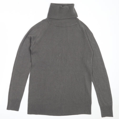 Atmosphere Womens Grey Roll Neck  Acrylic Pullover Jumper Size 10