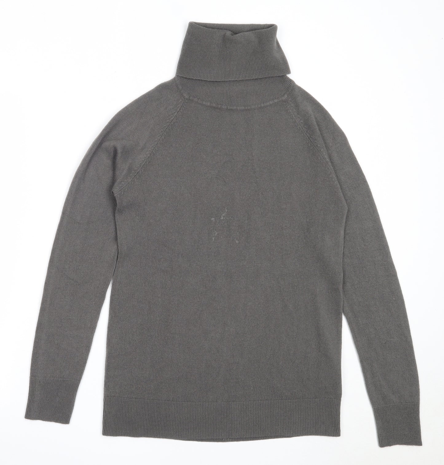 Atmosphere Womens Grey Roll Neck  Acrylic Pullover Jumper Size 10