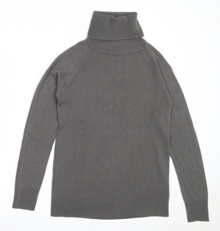 Atmosphere Womens Grey Roll Neck  Acrylic Pullover Jumper Size 10
