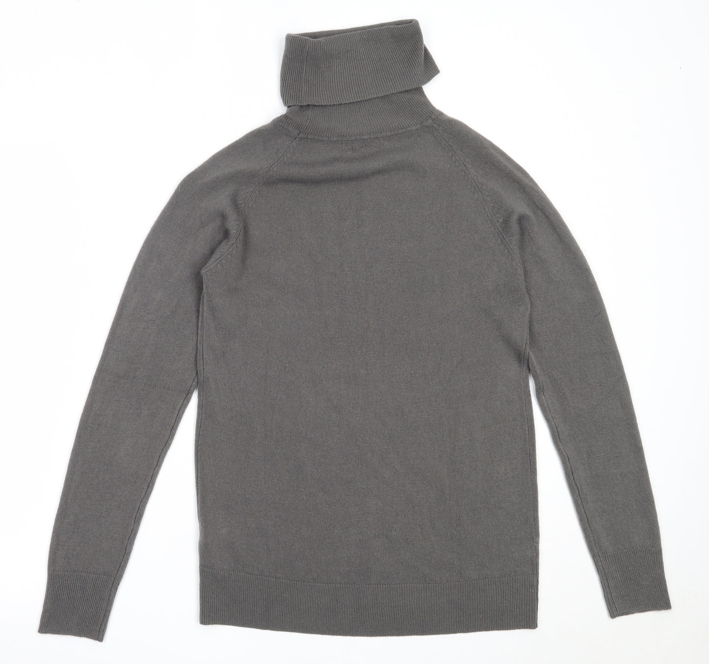 Atmosphere Womens Grey Roll Neck  Acrylic Pullover Jumper Size 10