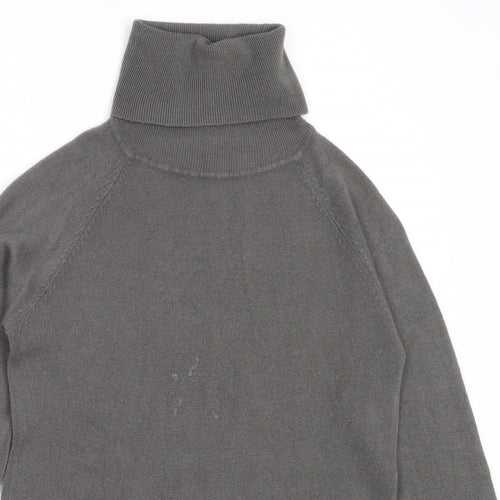 Atmosphere Womens Grey Roll Neck  Acrylic Pullover Jumper Size 10